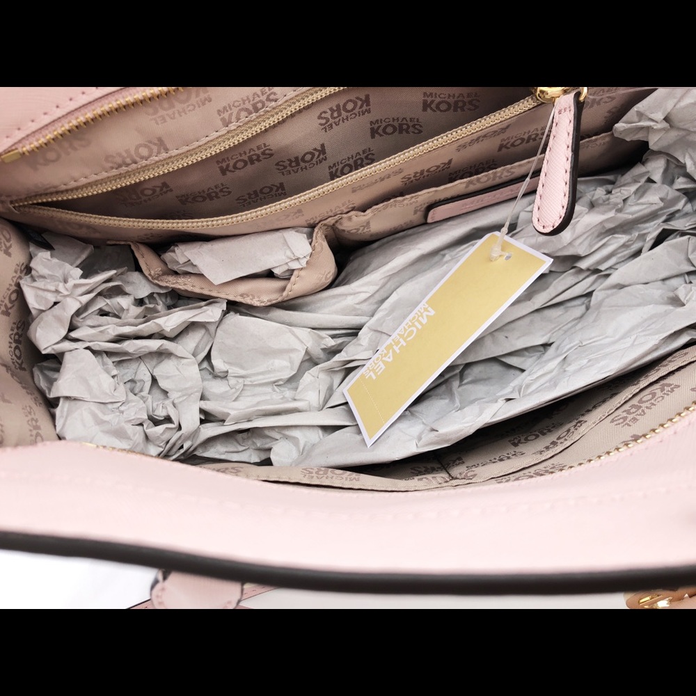 Michael Kors Dillon Large Satchel Crossbody Pink - Picture 6 of 7